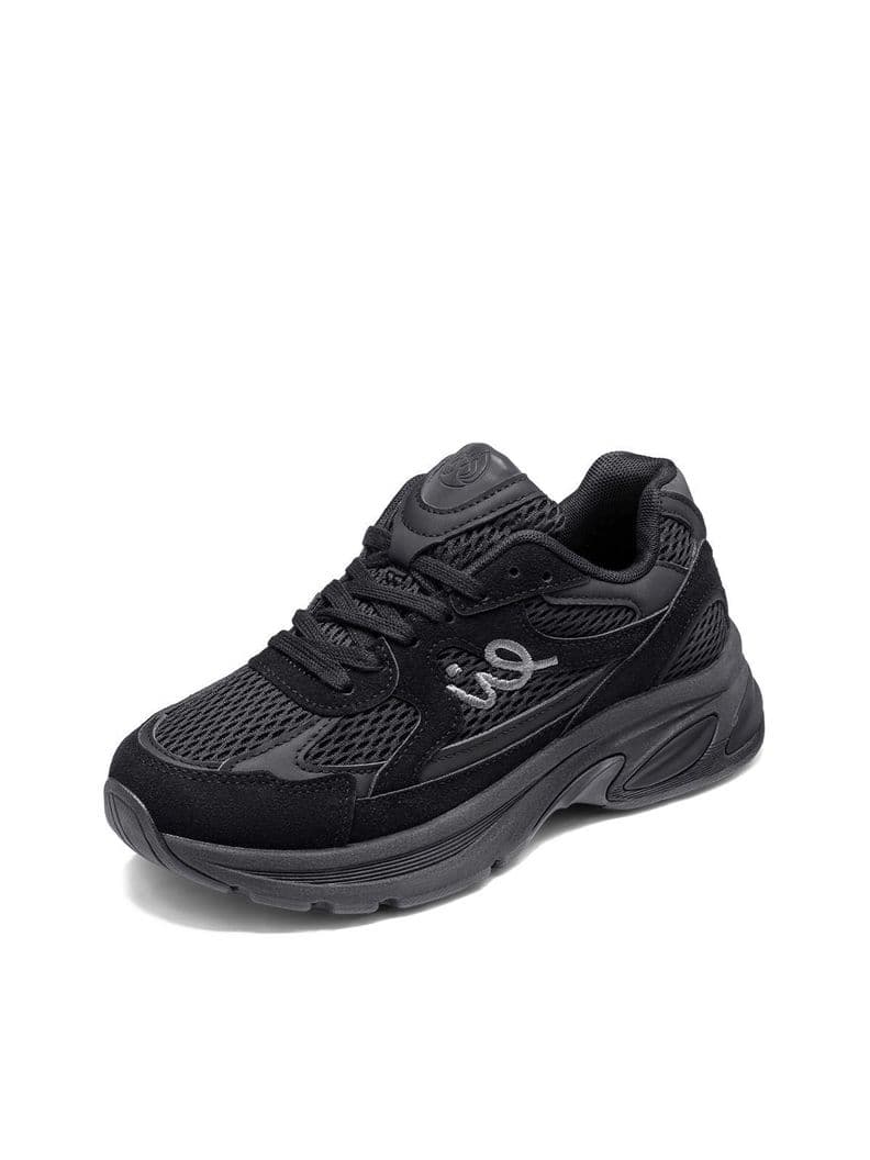 Zapatillas Casual Malla PU Mujer Plataforma Weide LT222 Negro CL 36