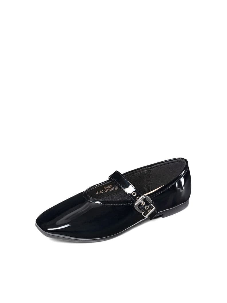 Ballerinas PU Acharolado Mujer Plano Weide YOU582 Negro CL 37