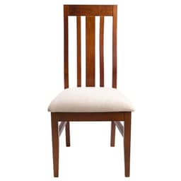 Pack 2 sillas de comedor Jacinta color miel tapiz beige
