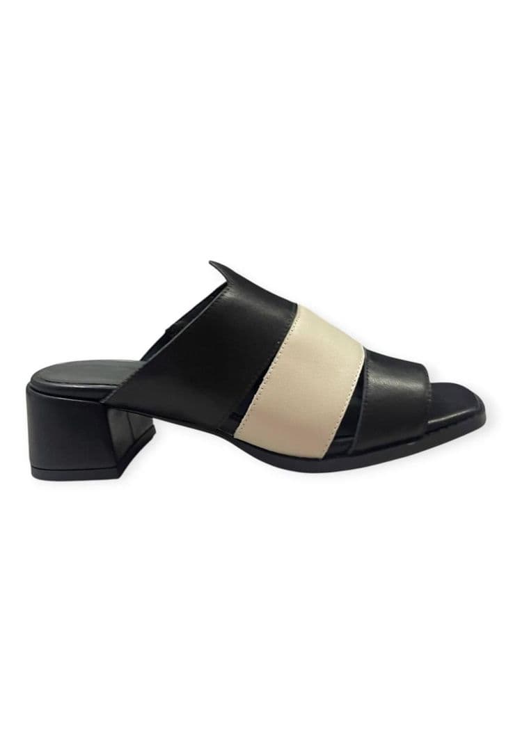 Sandalia Cuero Mujer Negro Asuncion Detogni 39