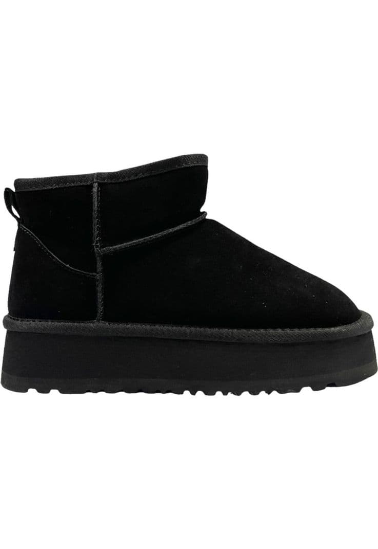 Botin Cuero Mujer Negro San Francisco Detogni 37