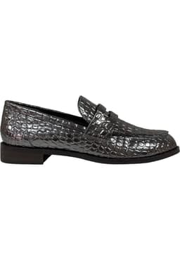 Mocasin Mujer Plateado Salamanca Detogni Plata 39
