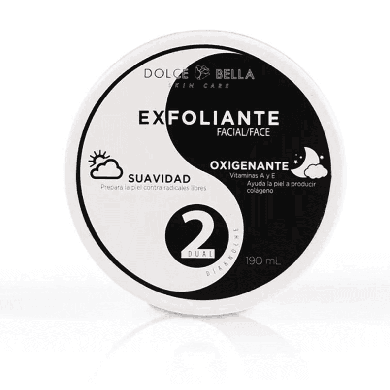 Duo de exfoliantes faciales DIA Y NOCHE estimuladores de colageno