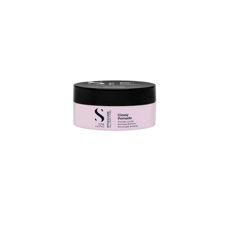 Glossy Pomade cera capilar de fijacion suave en tarro 90ml