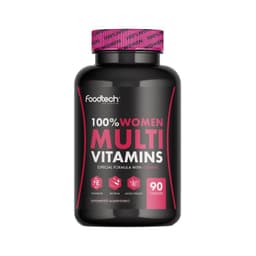 100% Women Multivitamins 90 caps - Foodtech Transparente