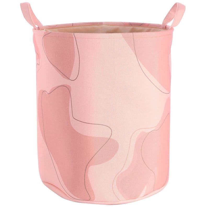 Cesta Decorativa Para Ropa Pink Palo Rosa