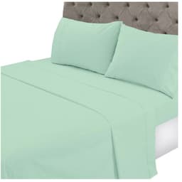 Juego de Sabanas 144 Hilos Lisa Esmeralda Superking Verde Esmeralda