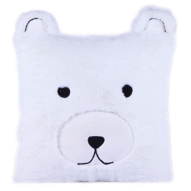 Cojin Decorativo Infantil Osito Blanco