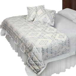 Piecera Con Fundas Sk Boston Indigo Reversible Celeste