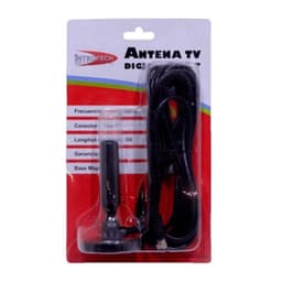ANTENA DE TV DIGITAL 6DBI Negro