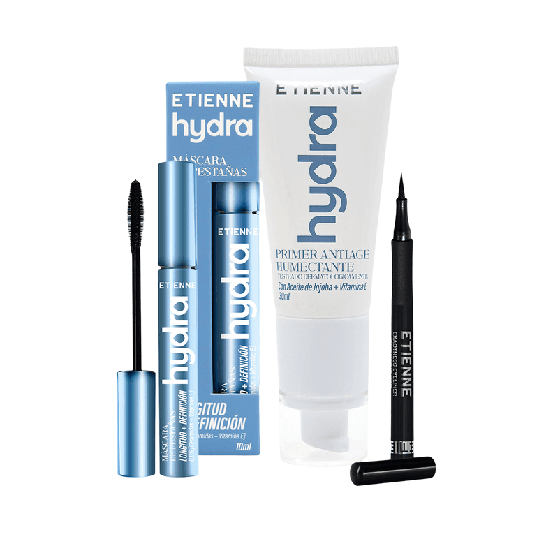 Set Etienne Delineador+Primer+Rimel Hydra