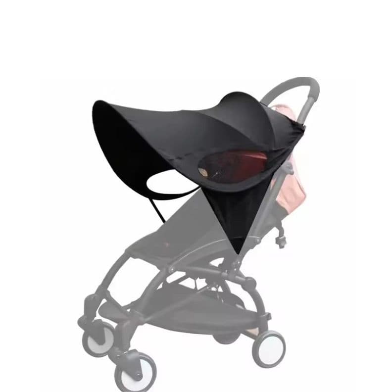 Toldo UV Para Coches de Bebe Universal Negro BABYMINE