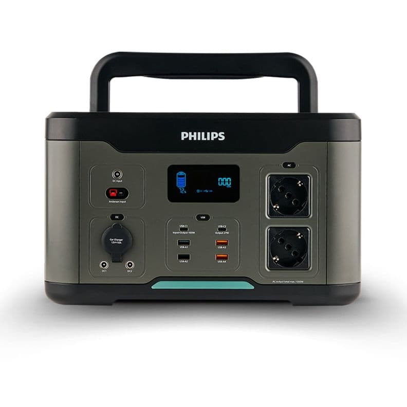 Estacion de Energia para Exteriores DLP8092CB 1000W Philips Negro
