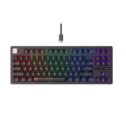 Teclado Gamer Mecanico Luces RGB KB892L Havit Negro