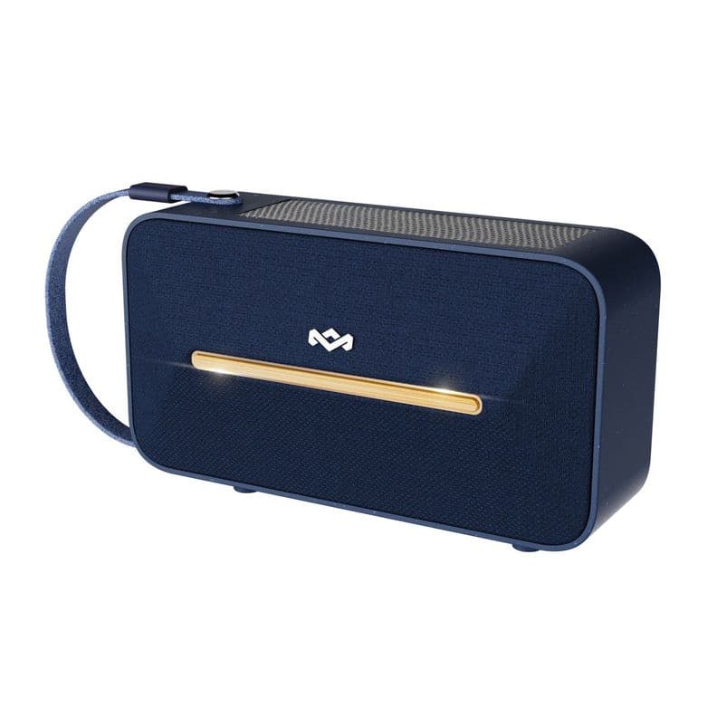 Parlante Bluetooth 5.3 Waterproof Rise Up Solar Azul Marley