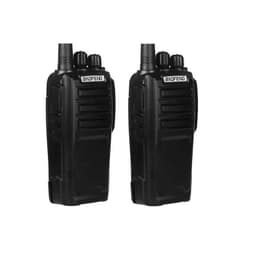 Pack 2 Radios Walkie Talkie Portatil Handy Baofeng uhf UV-6D Negro