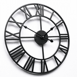Reloj De Pared Vintage 60 Cm 3d Grande Retro Hierro