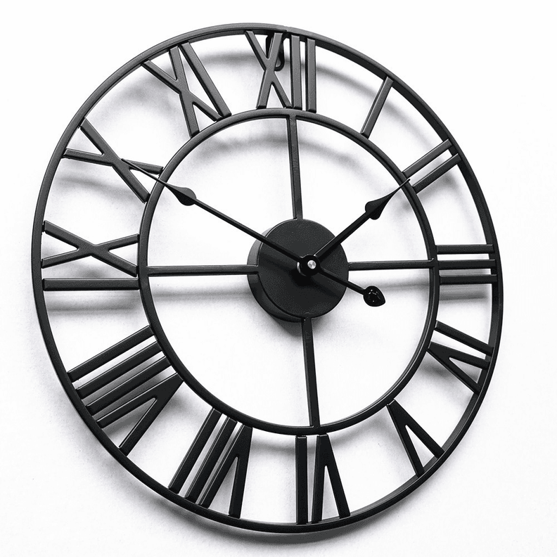 Reloj De Pared Vintage 60 Cm 3d Grande Retro Hierro