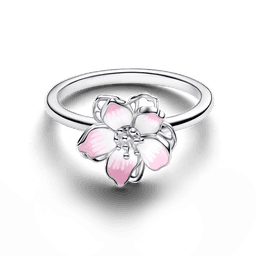 Anillo Flor de Cerezo Plata 50