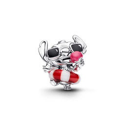 Charm Diversion de Verano con Stitch de Disney Rosado