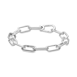 Brazalete en Plata Cadena Eslabones Tres Conectores PandoraMe 16