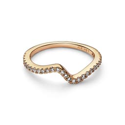 Anillo en Shine Ola Brillante Dorado 50