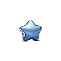 Charm Estrella Azul Plata