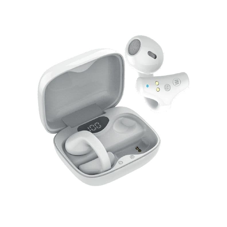 Audifonos Bluetooth Maxell Ear Cuff Clip On Open-Ear TWS Blanco