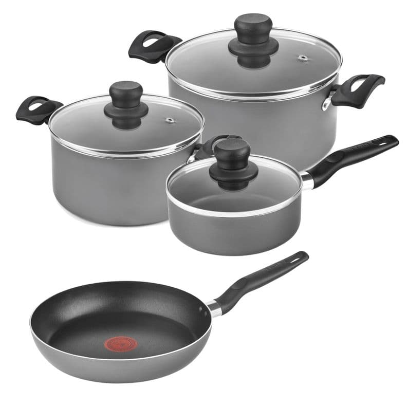 Bateria de cocina Antiadherente Talent 7 Piezas Gris