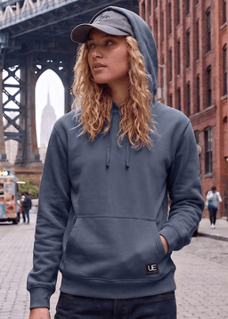 POLERON CANGURO - HODDIE WOMAN COLLECTION Azul Marino L