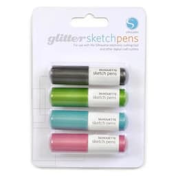 Pack De Lapices Para Dibujo Glitter Silhouette