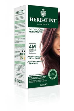 Tintura Permanente Natural - 4M Castano Caoba Verde