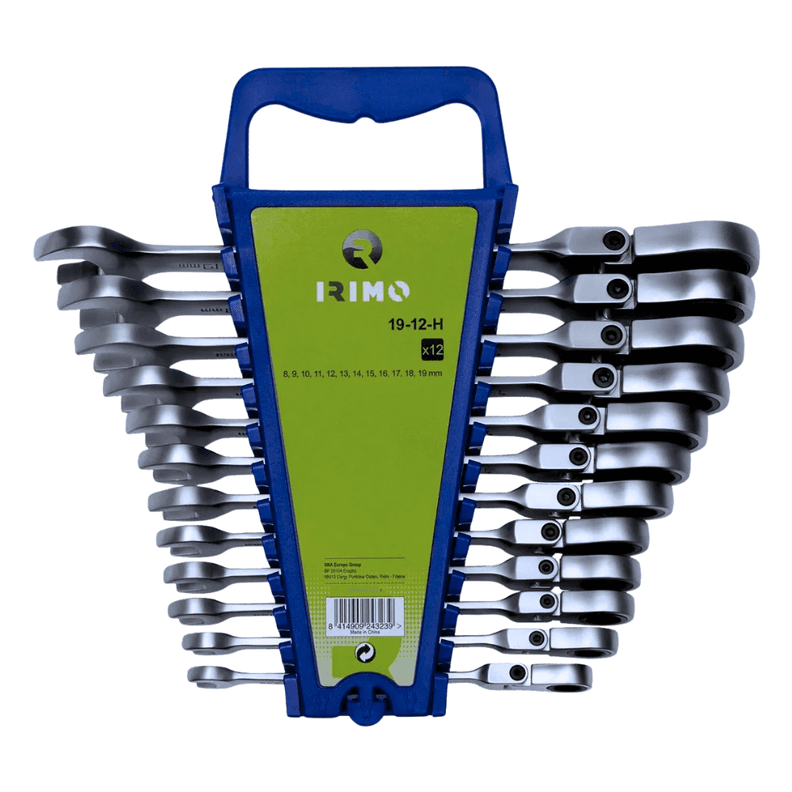 Juego Llaves De Cabeza Flexible C/Chicharra 12Pz 1912H Irimo