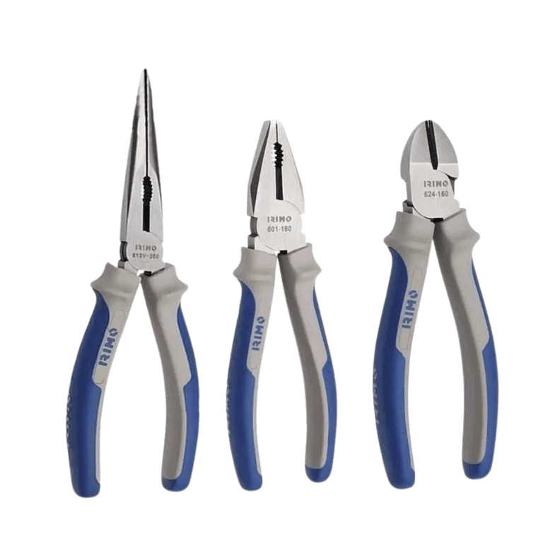 Set Juego Pinzas Y Alicate Irimo 3 Piezas 6013C