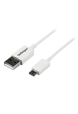 Cable Micro USB (blanco) - A a Micro B