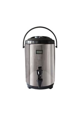 Termo Acero Inoxidable 10 litros con Visor Plata