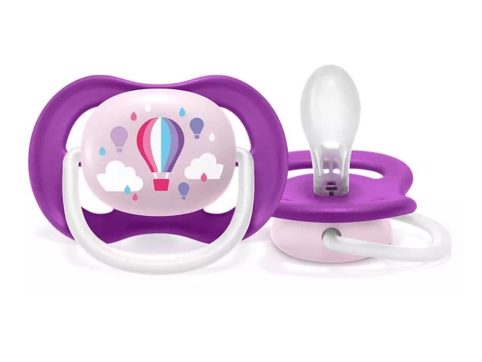 Chupete Avent Ultra Air Collection Globos 6-18m SCF081/08 Transparente