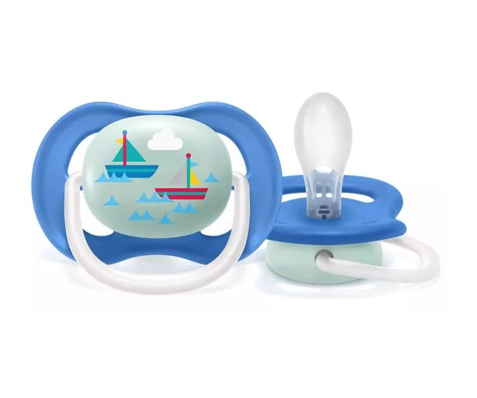 Chupete Avent Ultra Air Collection Barcos 6-18m SCF081/07 Transparente