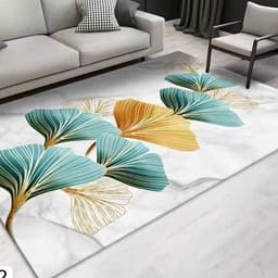 alfombra estampada 3d 180cm x 230cm Blanco