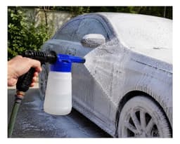 Pistola Espumadora Lavado de Autos con Deposito de Jabon Conexion para Manguera
