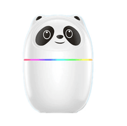 Humidificador Aromatico De Panda Con 6 Esencias Blanco
