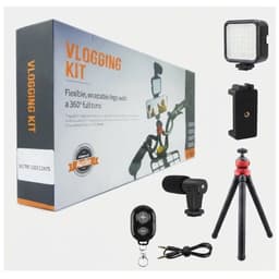 Kit De Grabacion Para Celular Con Tripode Luz Microfono Control Remoto