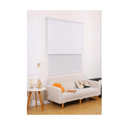 Cortina Roller Blackout 2 pano 140x240 doble Blanco