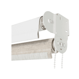 Cortina Roller Blackout 2 pano 140x200 doble Blanco