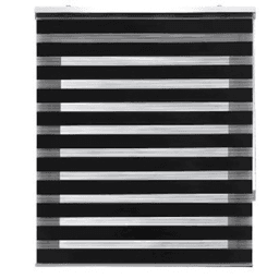 Cortina roller duo 120x200 Negra Negro