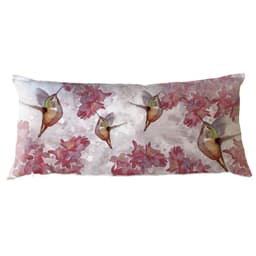 COJIN ALGODON PICAFLOR FLOR FUCSIA XL Diseno 1