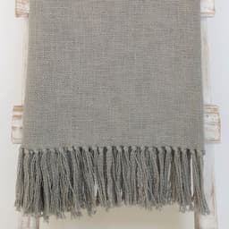 CHAL TELAR ALGODON GRIS CLARO 160X100 Gris Perla