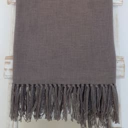 CHAL TELAR ALGODON TAUPE 160X100