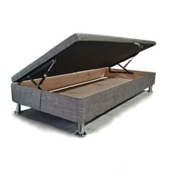 Base Baul HVM 1 Plaza Gris Lino Pmetal