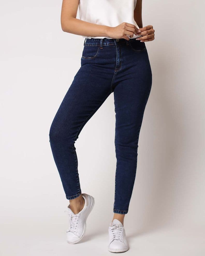 Jeans Skinny basico Azul M